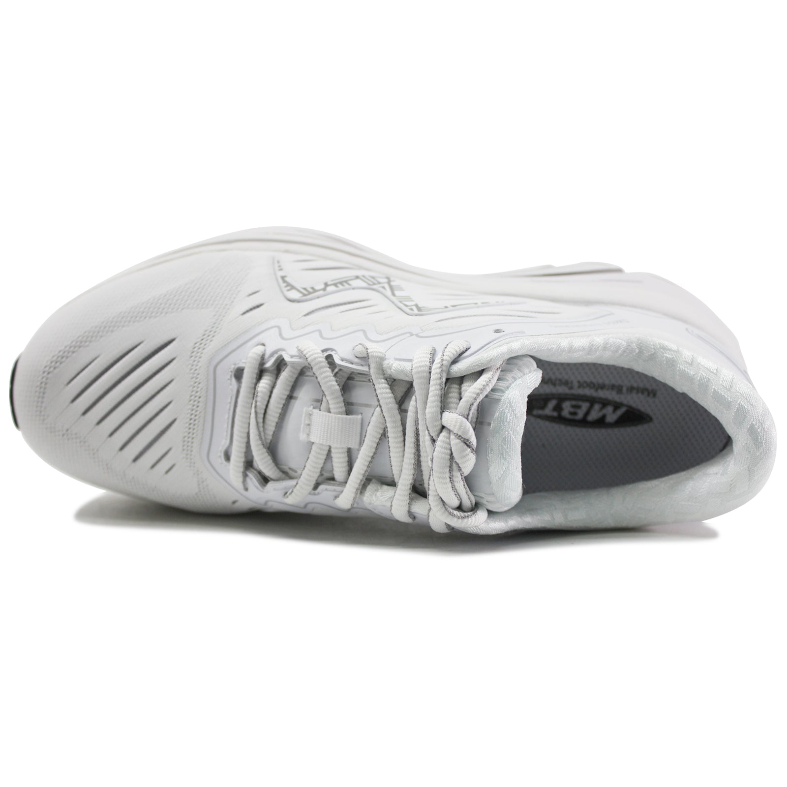 MBT 2000 II Leather Textile Womens Trainers#color_white