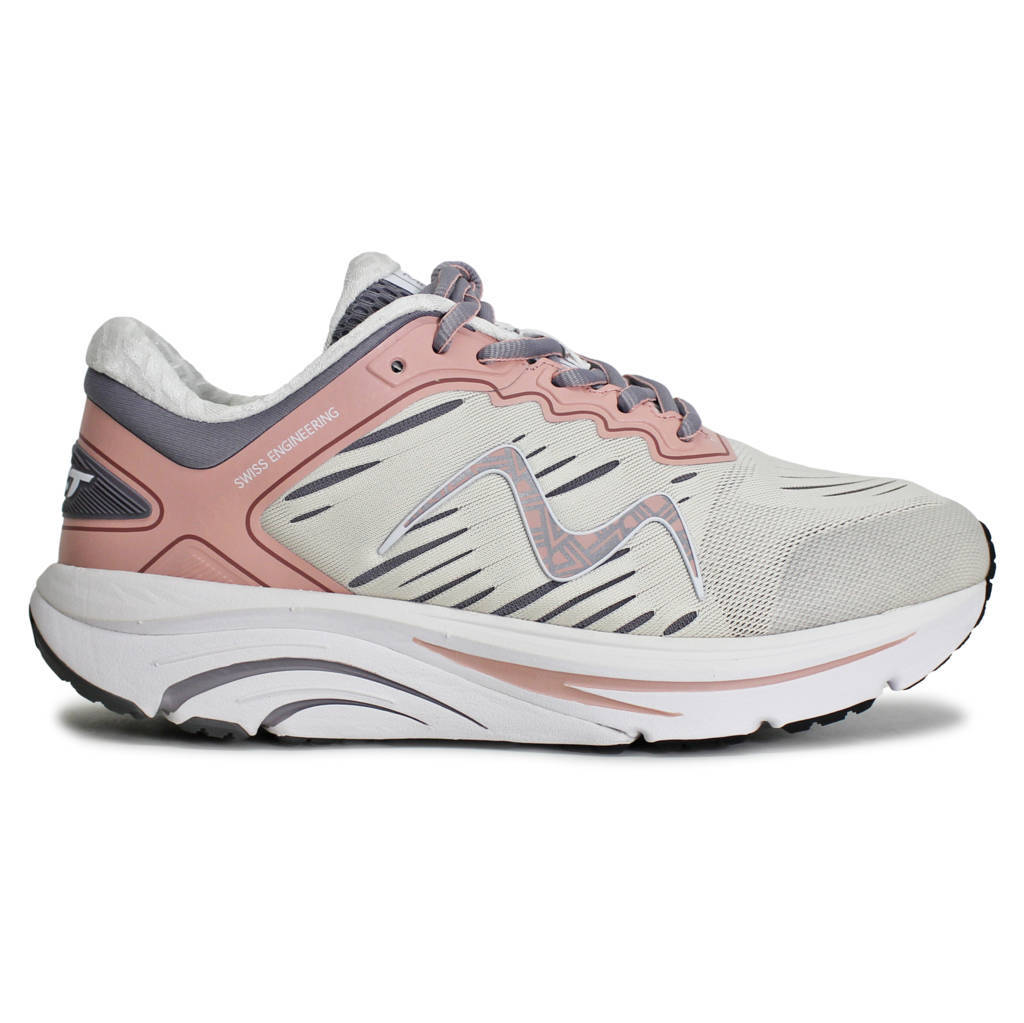 MBT 2000 II Leather Textile Womens Sneakers#color_ivory peach