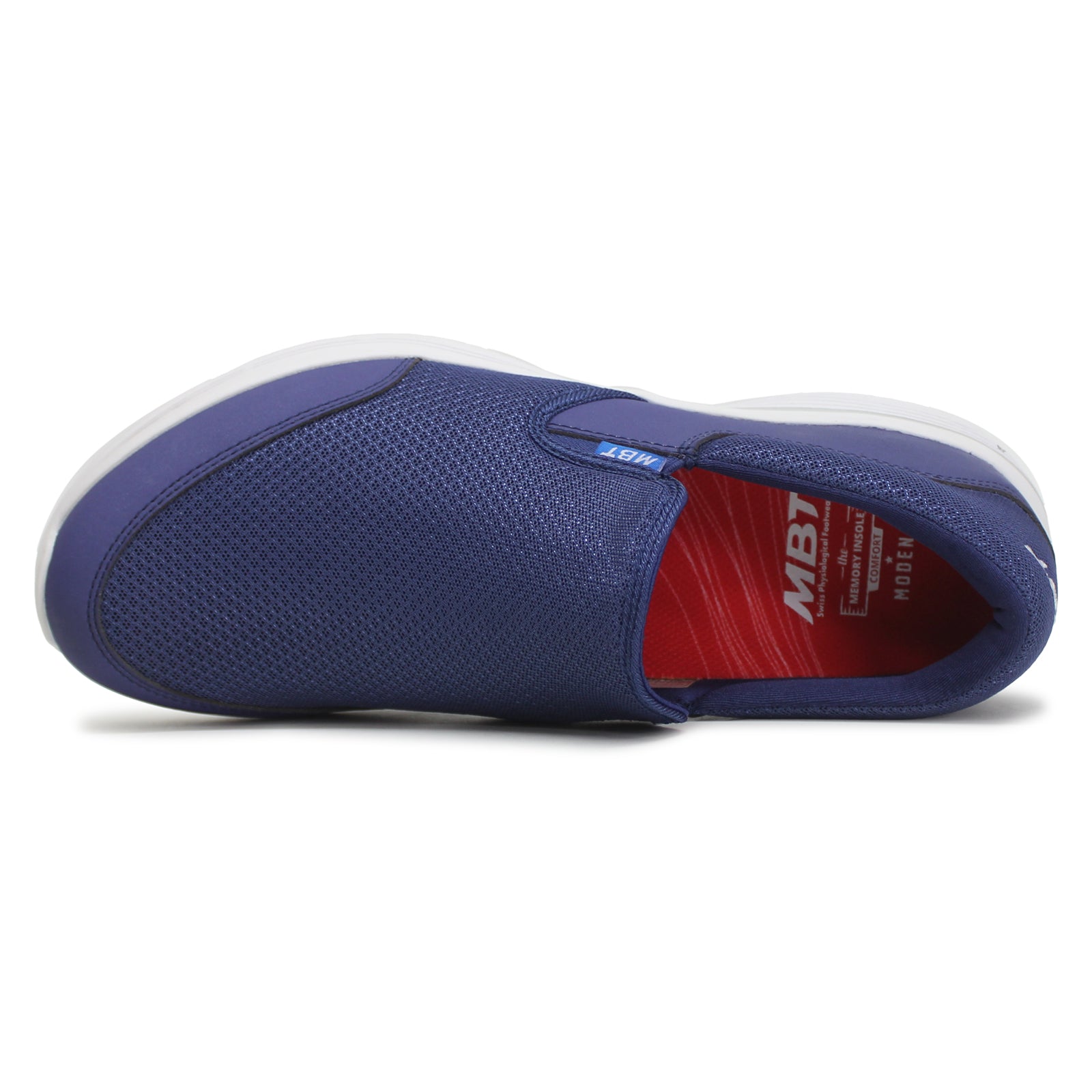 MBT Modena III Leather Textile Womens Shoes#color_denim blue