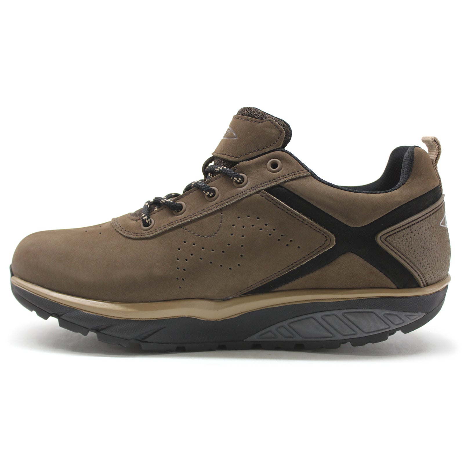 MBT Kibo Sym Nubuck Mens Trainers#color_brown