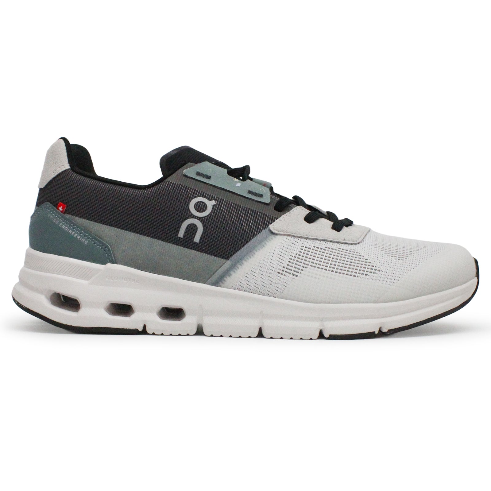 On Cloudrift Textile Men's Running Shoes#color_white asphalt