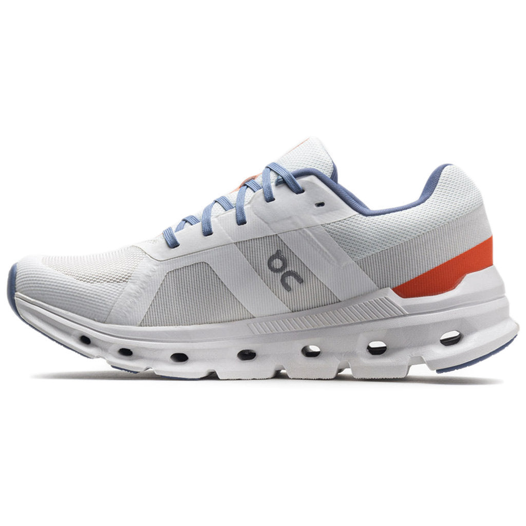 On Running Cloudrunner Textile Women's Low-Top Sneakers#color_undyed white flame