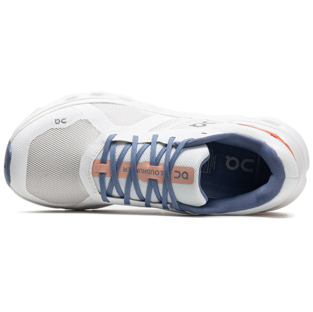 On Running Cloudrunner Textile Women's Low-Top Sneakers#color_undyed white flame