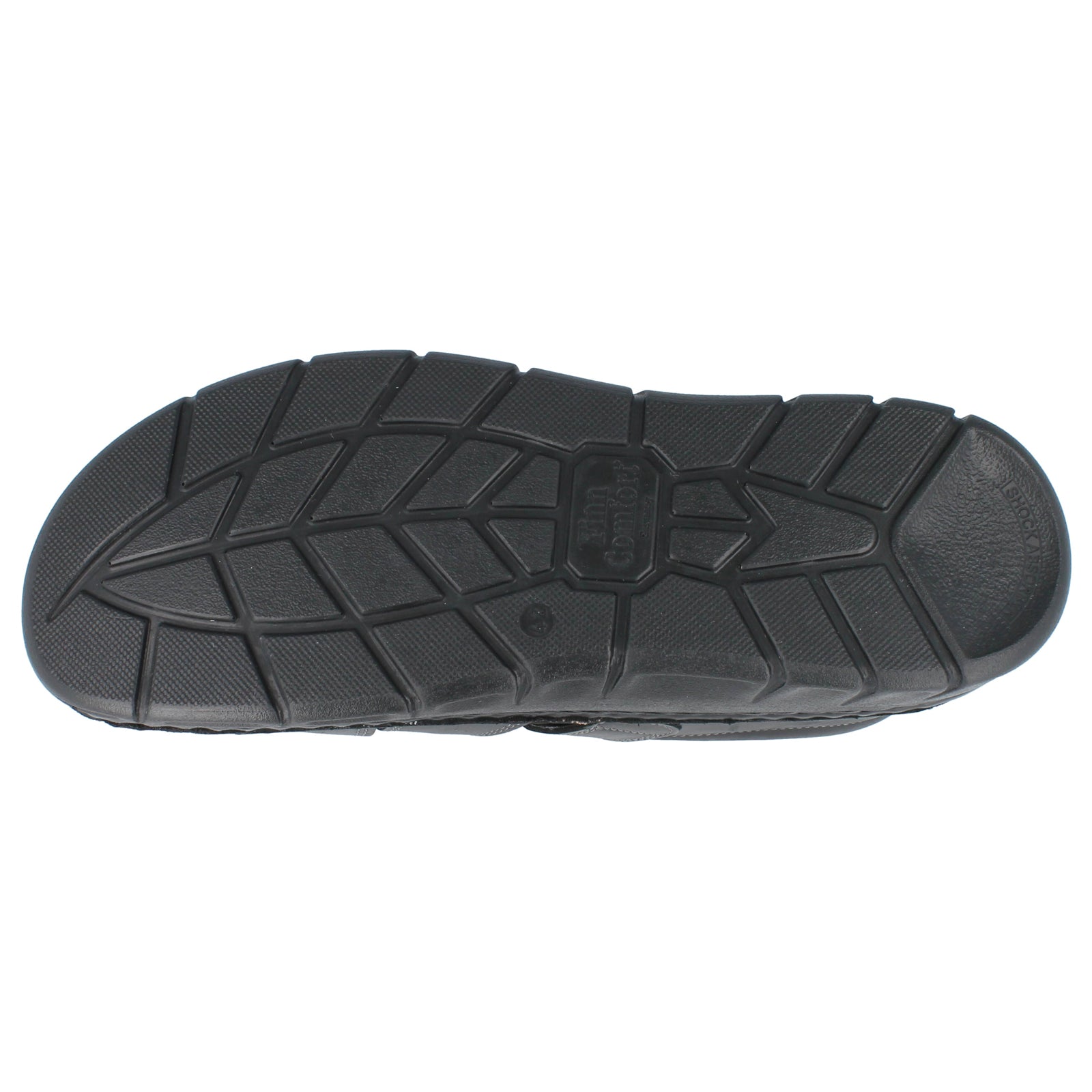 Finn Comfort Copan-S Leather Mens Sandals#color_black
