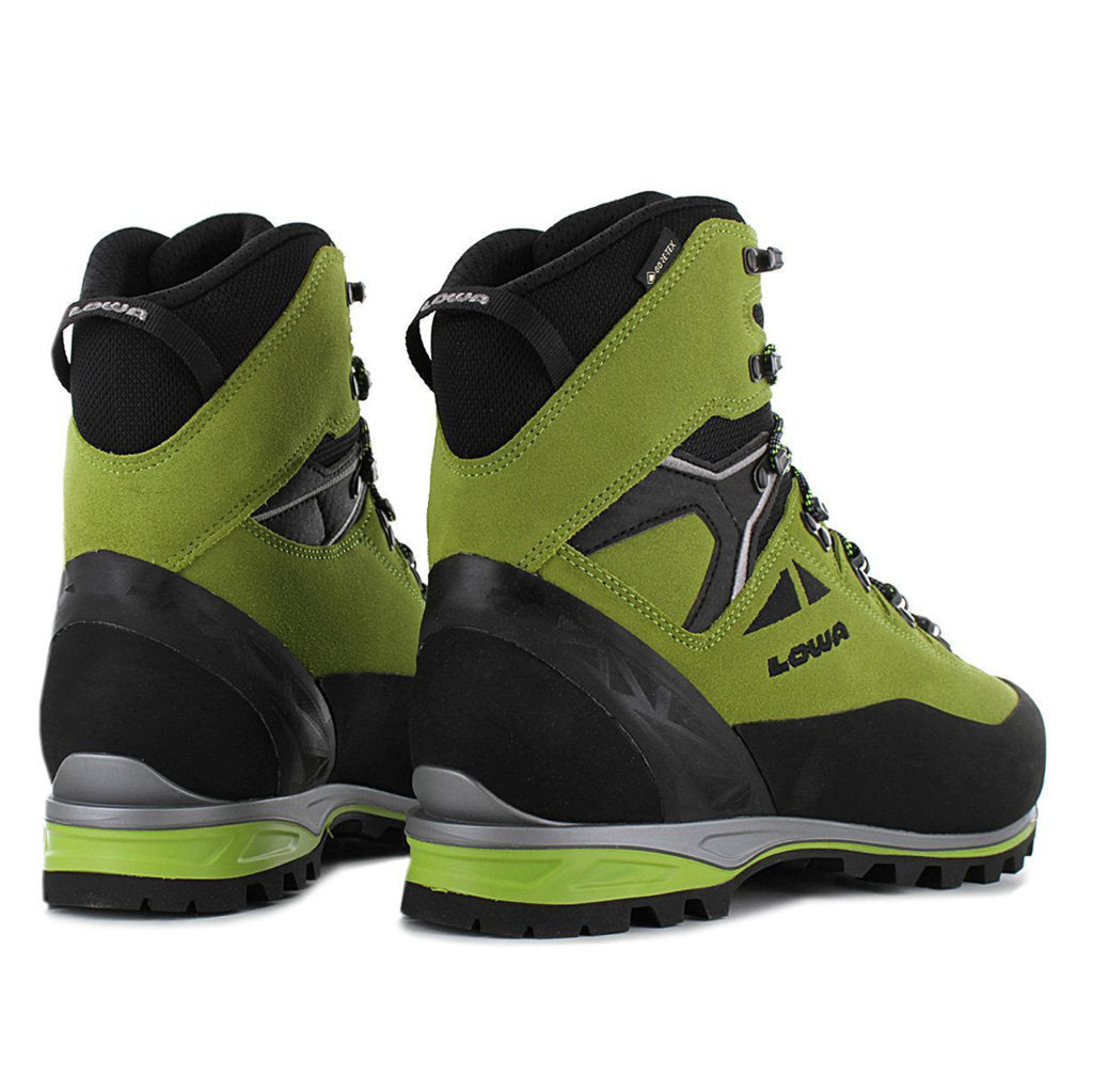 Lowa Alpine Expert II GTX Suede Textile Men's Mountaineering Boots#color_lime black
