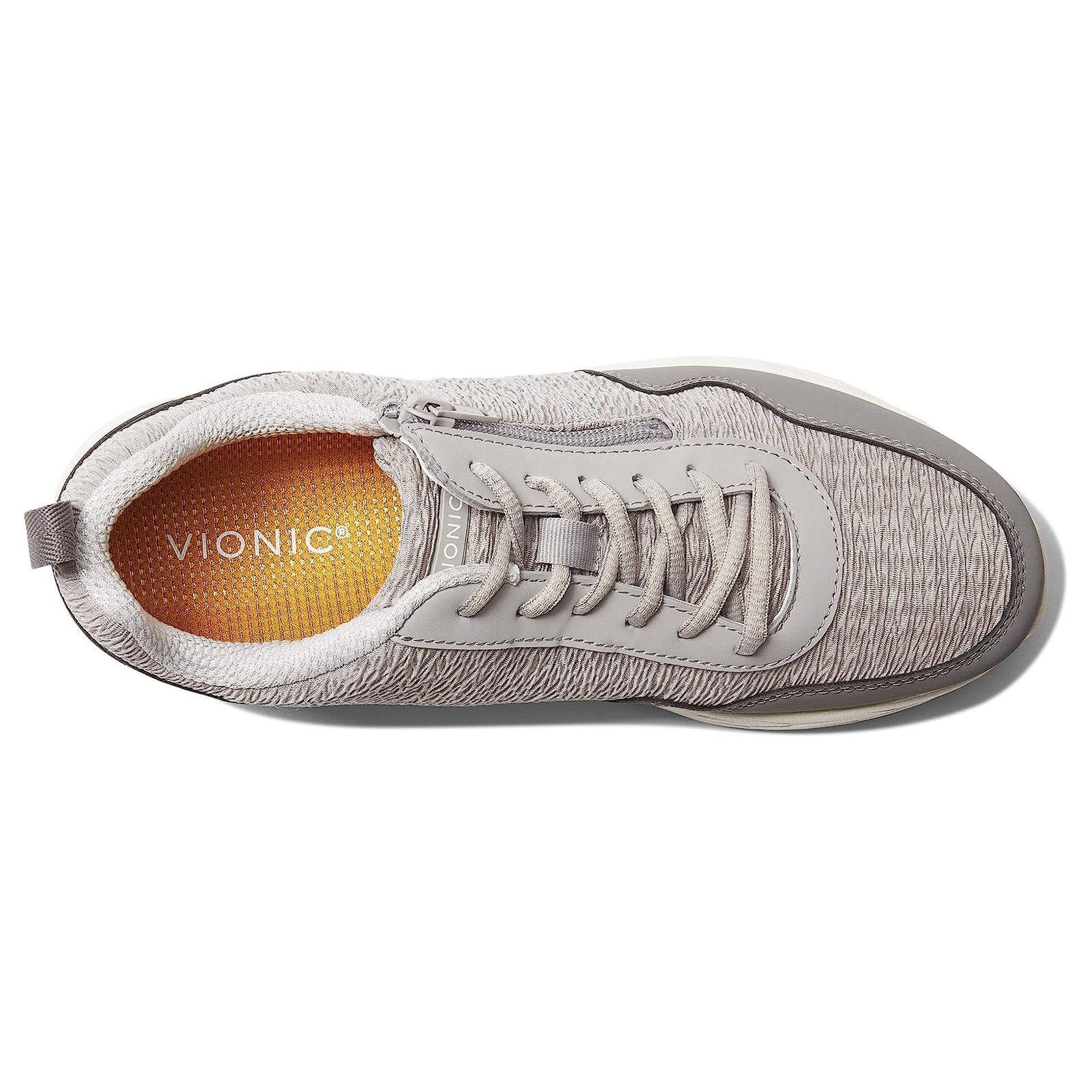 Vionic Jtta Textile Synthetic Womens Trainers#color_light grey