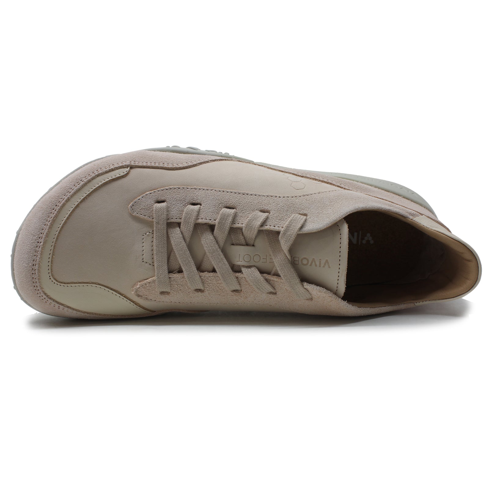 Vivobarefoot Novus 303250-01 Leather Mens Trainers - Natural - 42#color_natural