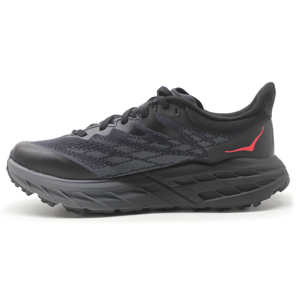 Hoka One One Speedgoat 5 GTX Textile Synthetic Womens Sneakers#color_black black