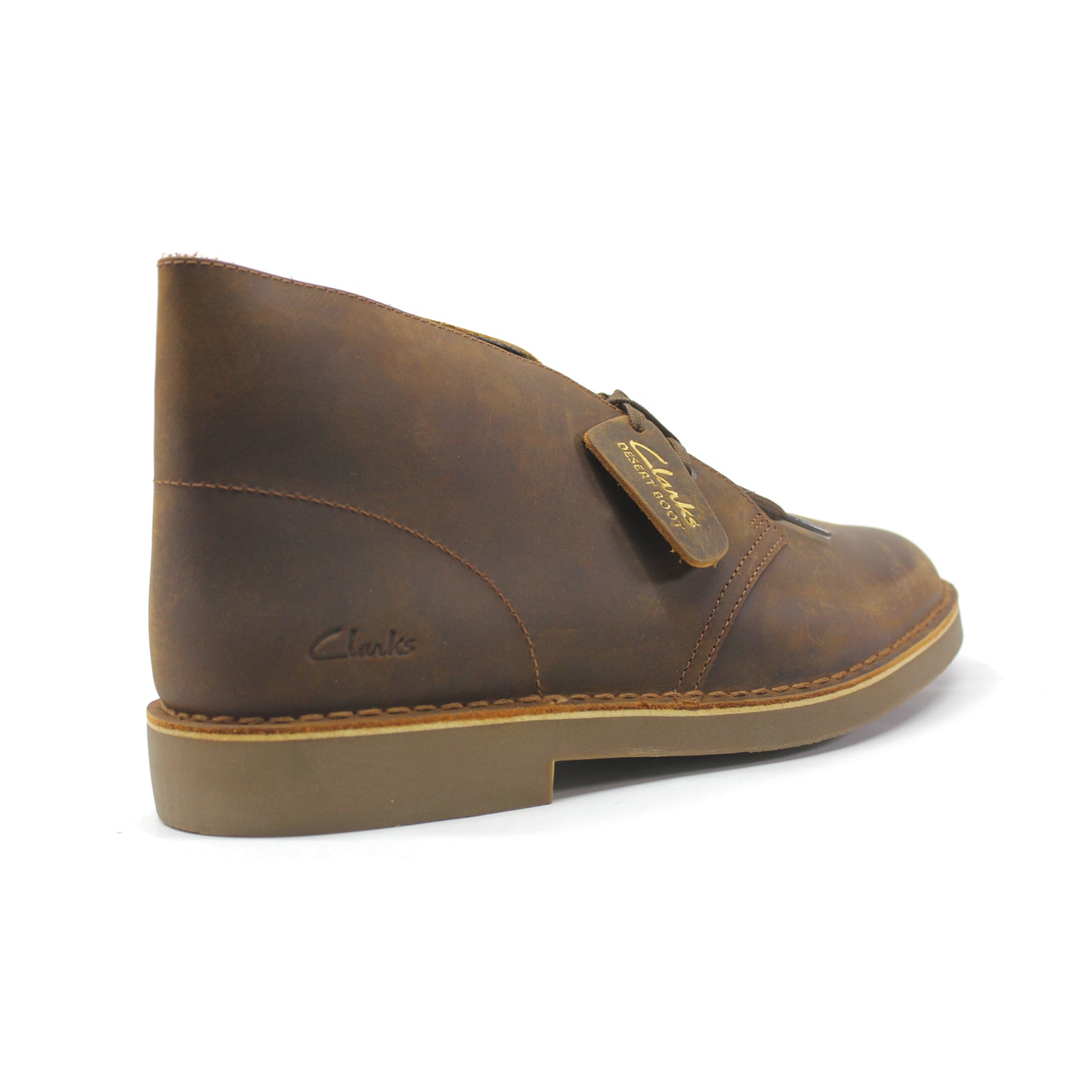 Clarks Desert Boot Evo Leather Mens Boots#color_beeswax