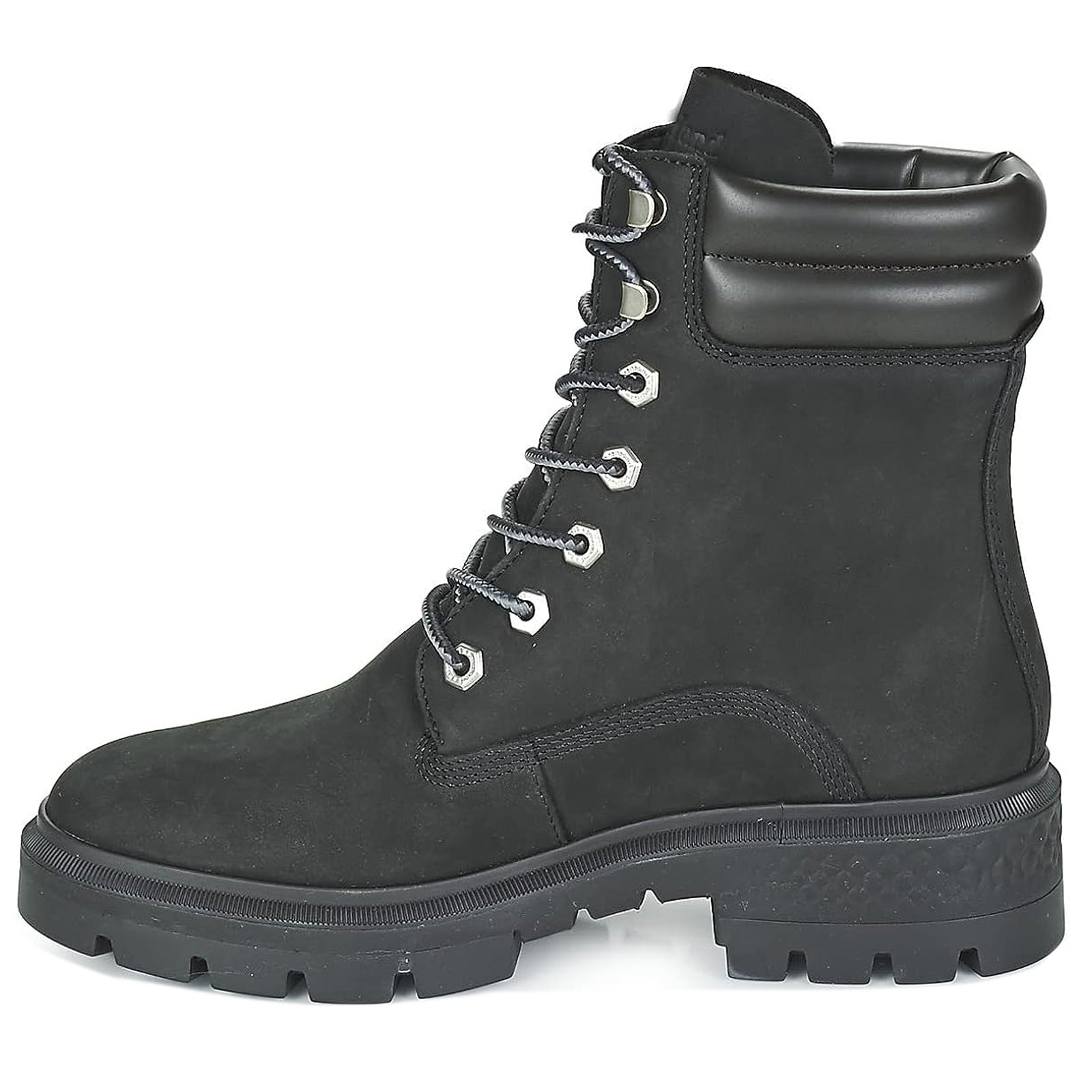 Timberland Cortina Valley 6 Inch Waterproof Nubuck Womens Boots#color_black