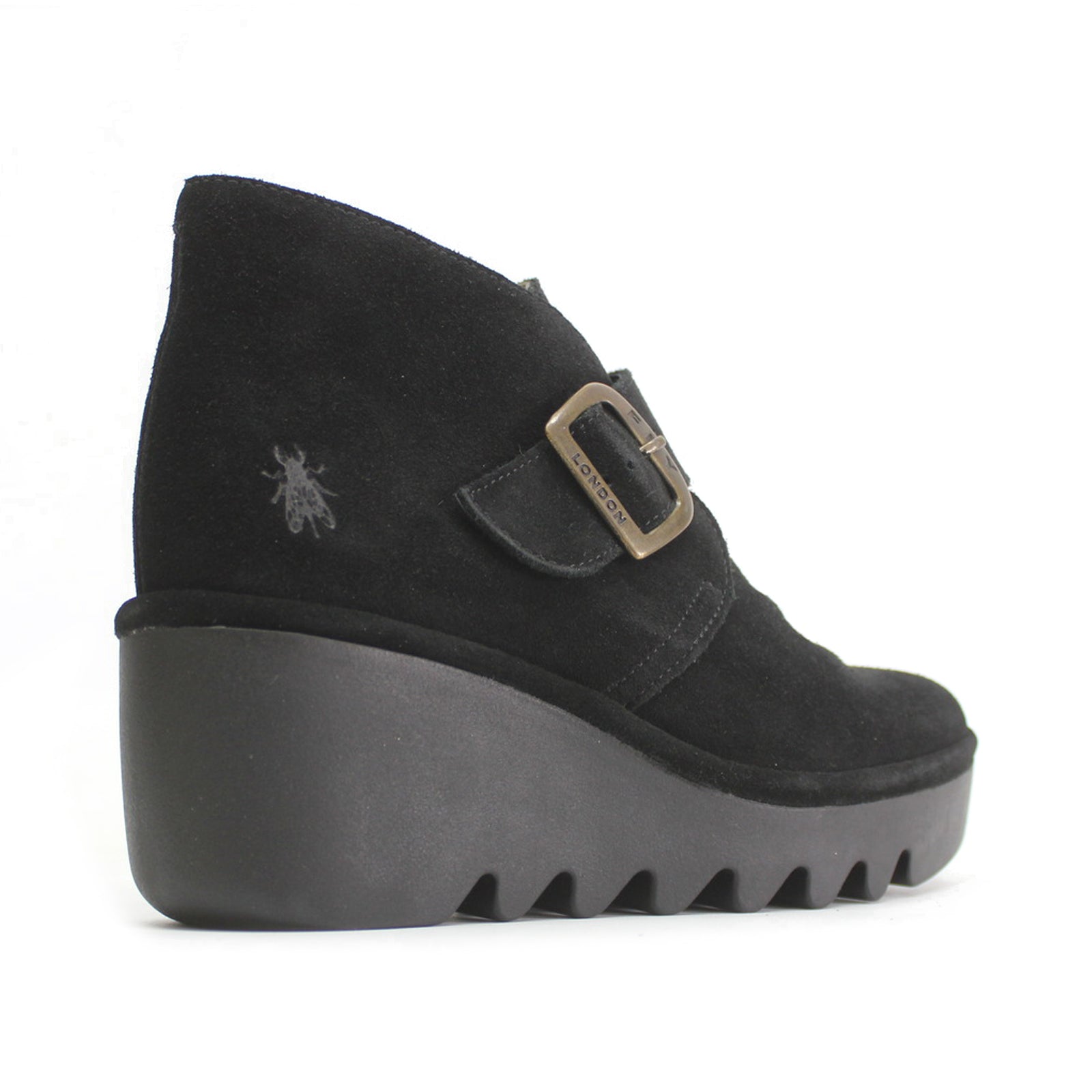 Fly London BIRT397FLY Suede Womens Boots#color_black