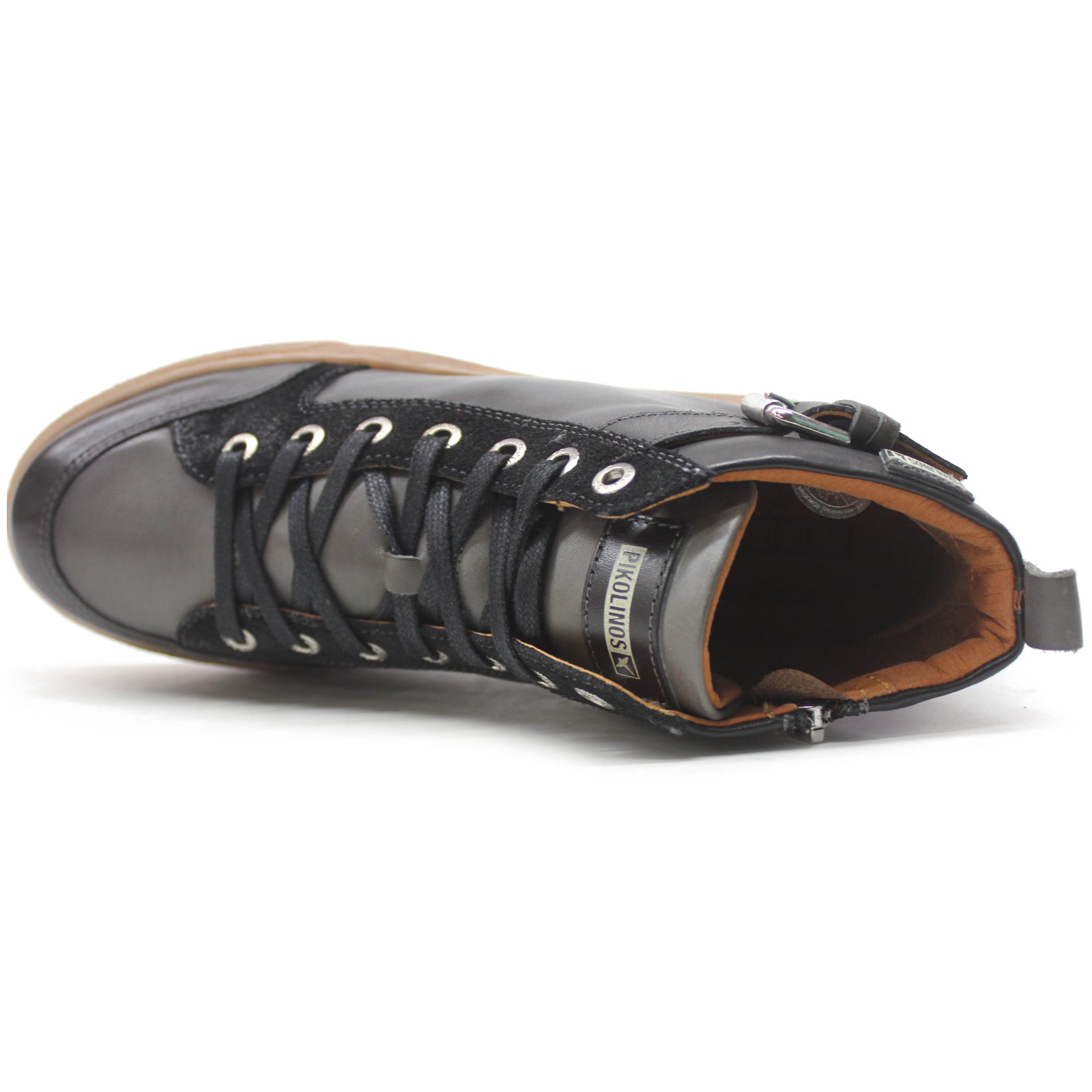 Pikolinos Vitoria W0T Leather Womens Trainers#color_black
