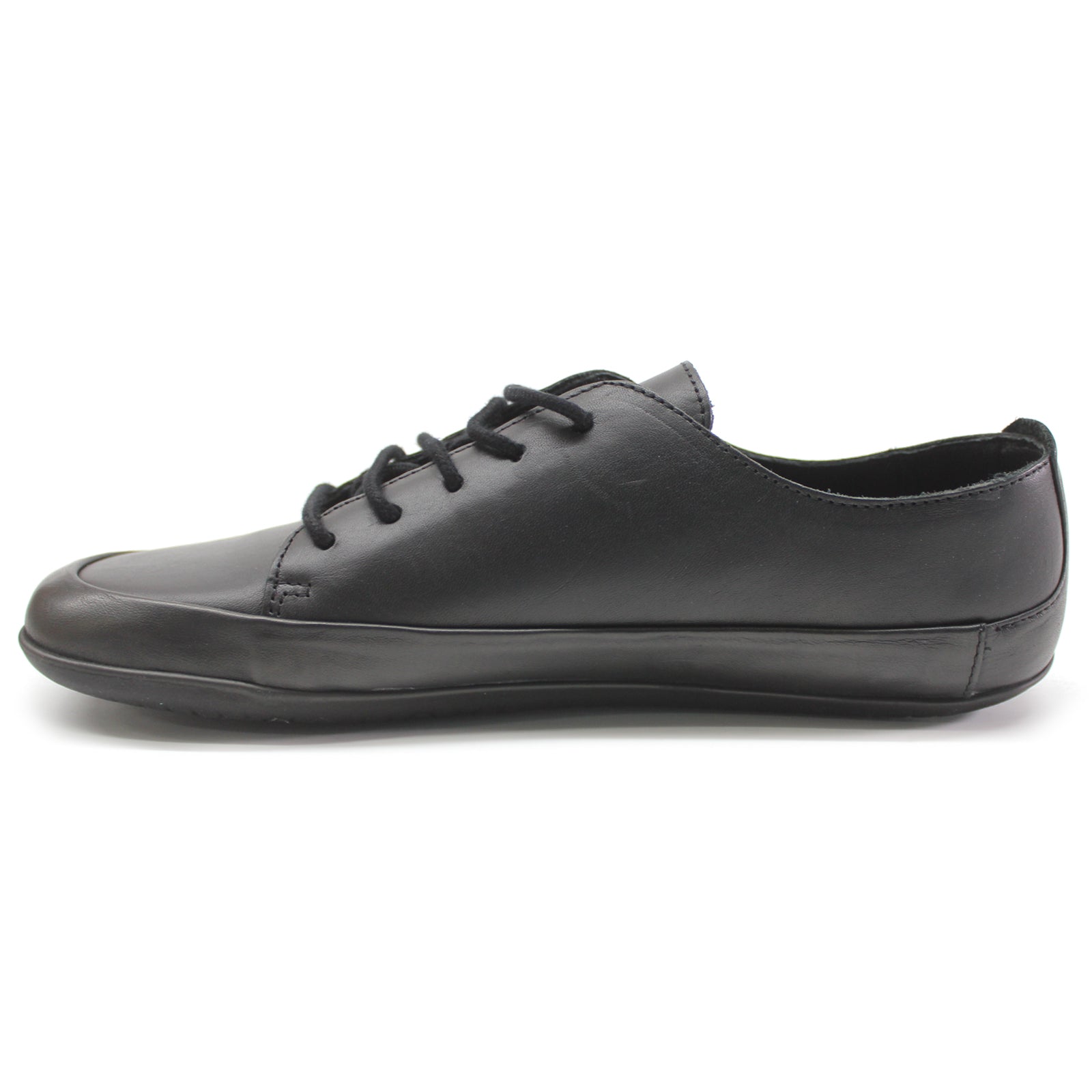 Vivobarefoot Opanka Sneaker II 201223-01 Leather Womens Shoes - Obsidian - 41#color_obsidian