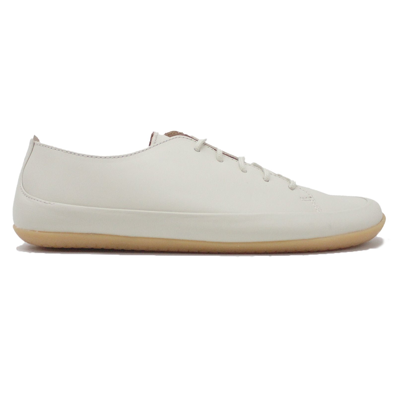 Vivobarefoot Opanka Sneaker II 201223-04 Leather Womens Shoes - Limestone - 42#color_limestone