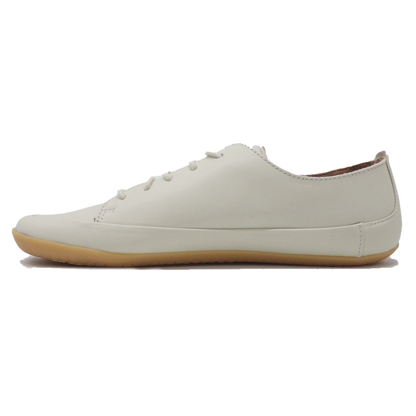 Vivobarefoot Opanka Sneaker II 201223-04 Leather Womens Shoes - Limestone - 42#color_limestone