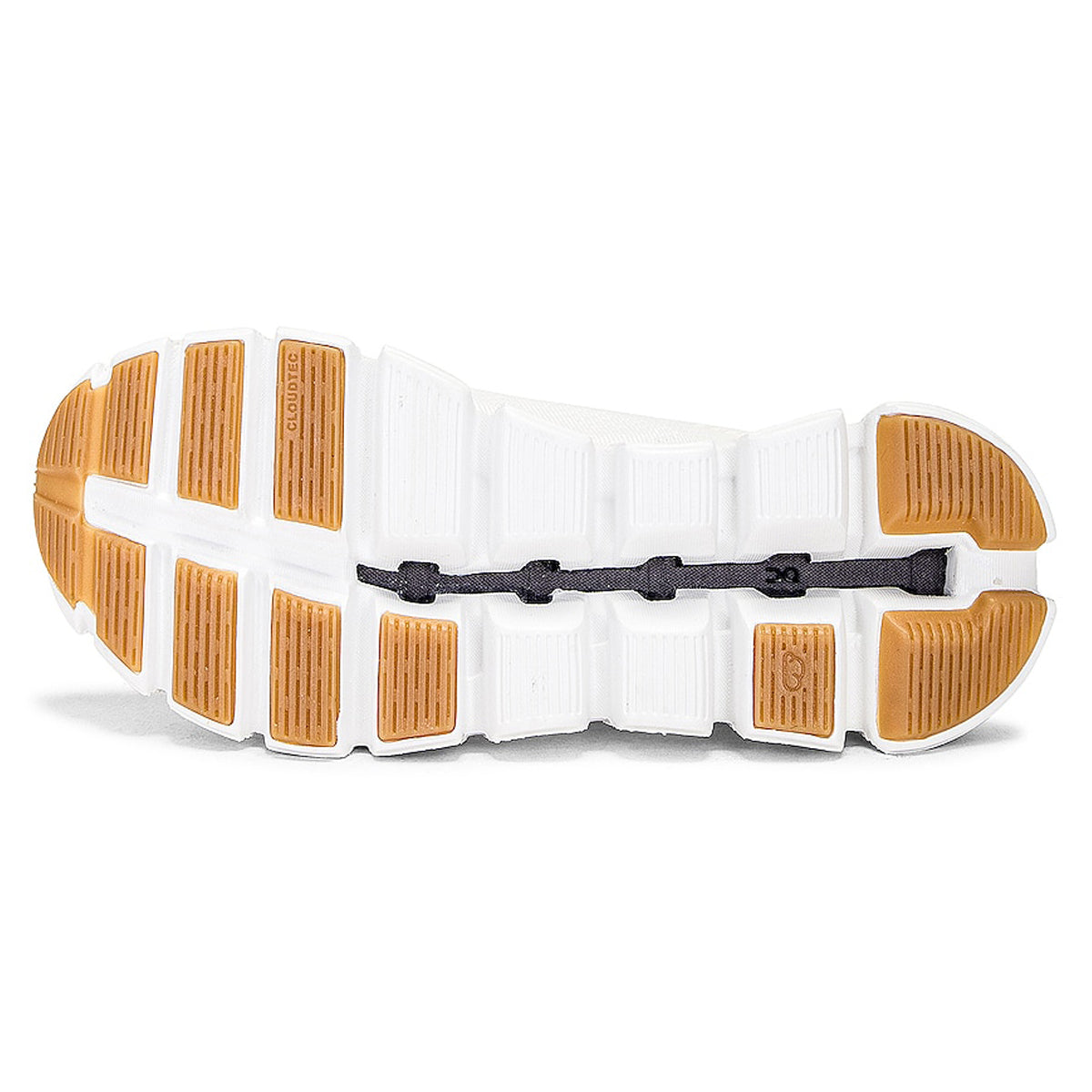 On Cloud 5 Coast Textile Synthetic Mens Trainers#color_undyed white white