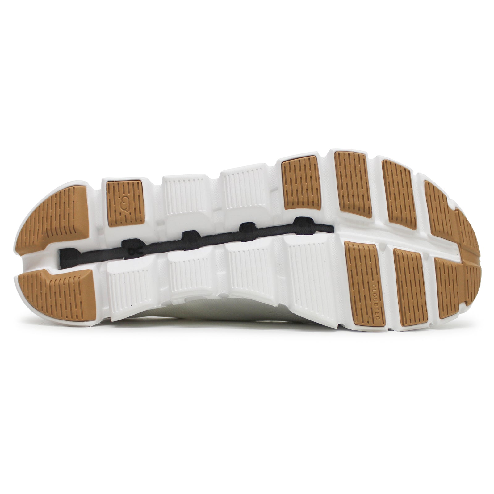 On Cloud 5 Coast Textile Synthetic Mens Trainers#color_undyed white pearl