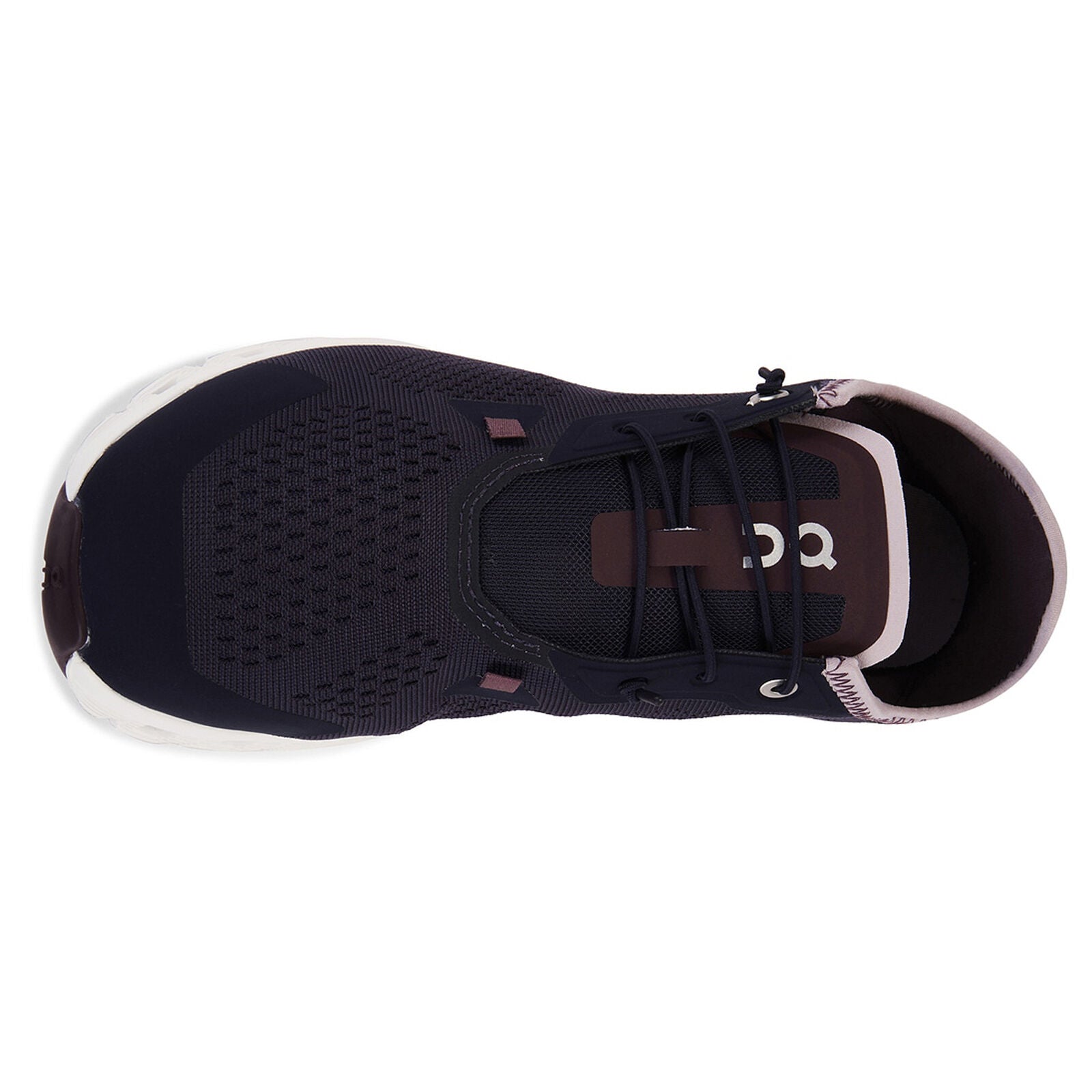 On Cloud 5 Coast Textile Synthetic Mens Trainers#color_midnight mulberry