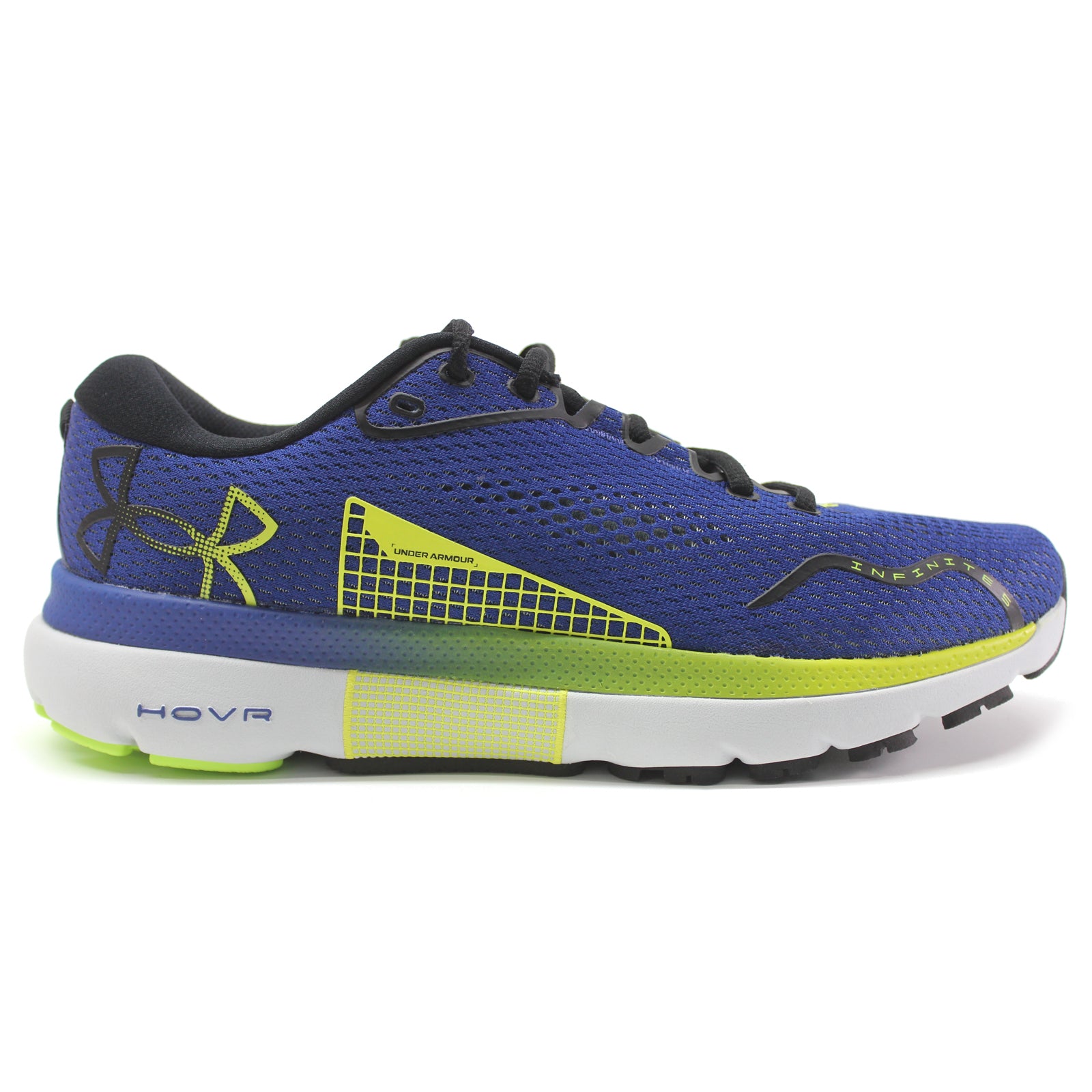Under Armour HOVR Infinite 5 3026545-400 Textile Synthetic Mens Trainers - Blue Grey - 43#color_blue grey
