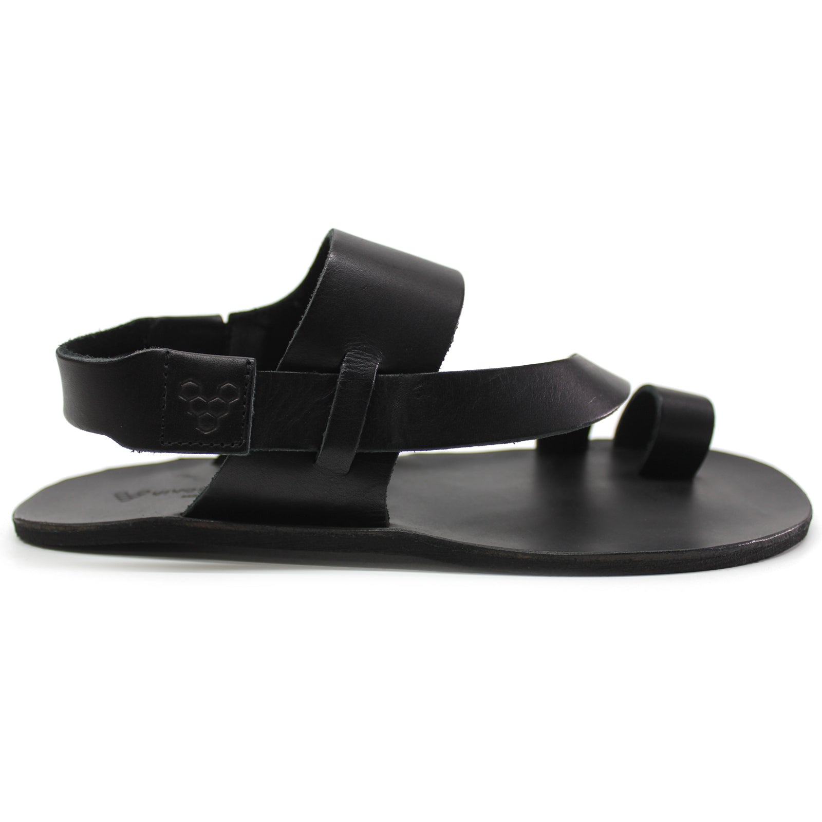 Vivobarefoot Opanka 203225 203225-01 Leather Womens Sandals - Obsidian - 40#color_obsidian