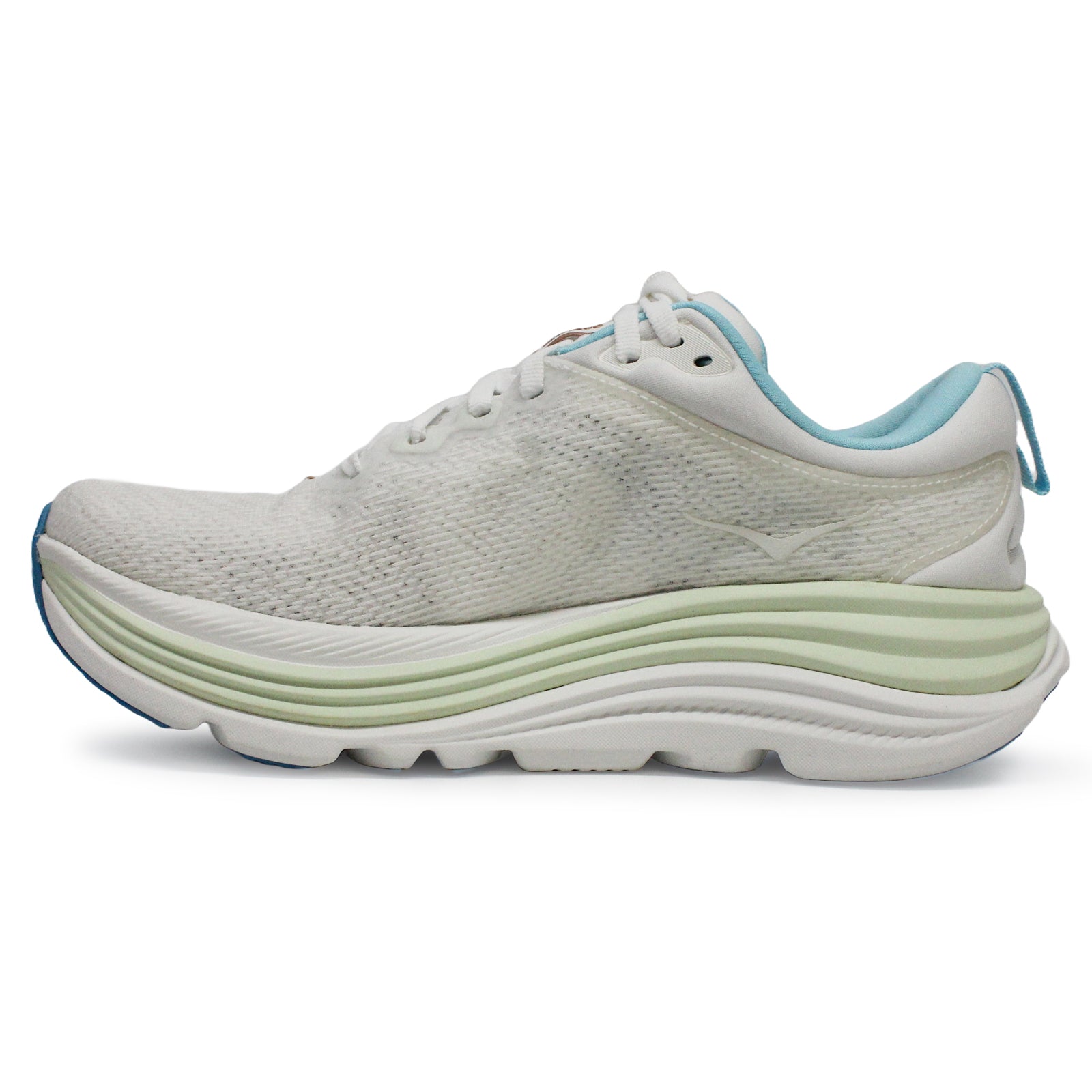Hoka Gaviota 5 1134235-FTRS Textile Synthetic Womens Trainers - Frost Rose Gold - 5.5#color_frost rose gold