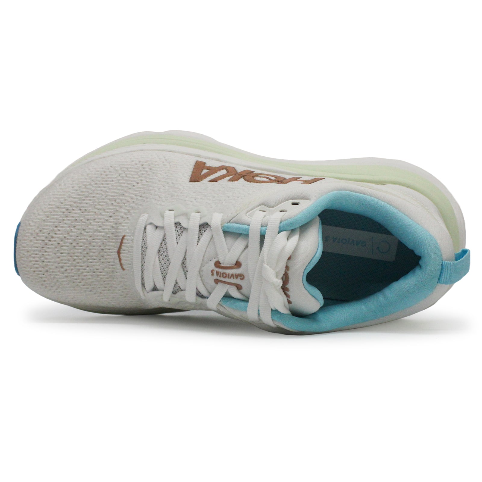 Hoka Gaviota 5 1134235-FTRS Textile Synthetic Womens Trainers - Frost Rose Gold - 5.5#color_frost rose gold