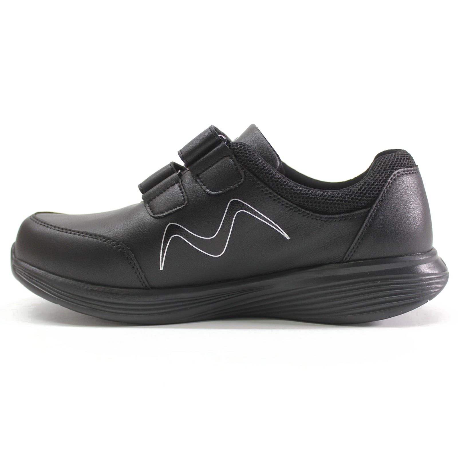 MBT Modena De Acacia 2 Straps Synthetic Textile Mens Shoes#color_black
