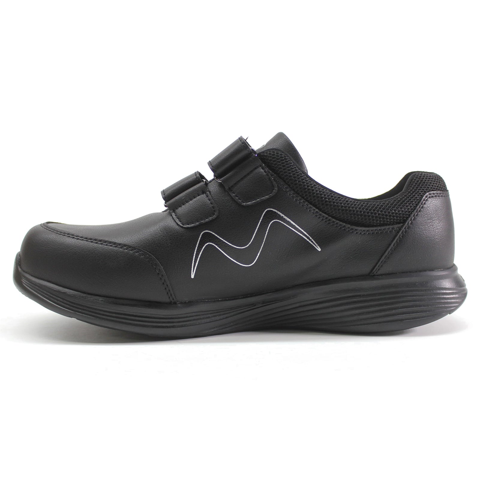 MBT Modena De Acacia 2 Straps Synthetic Textile Womens Shoes#color_black