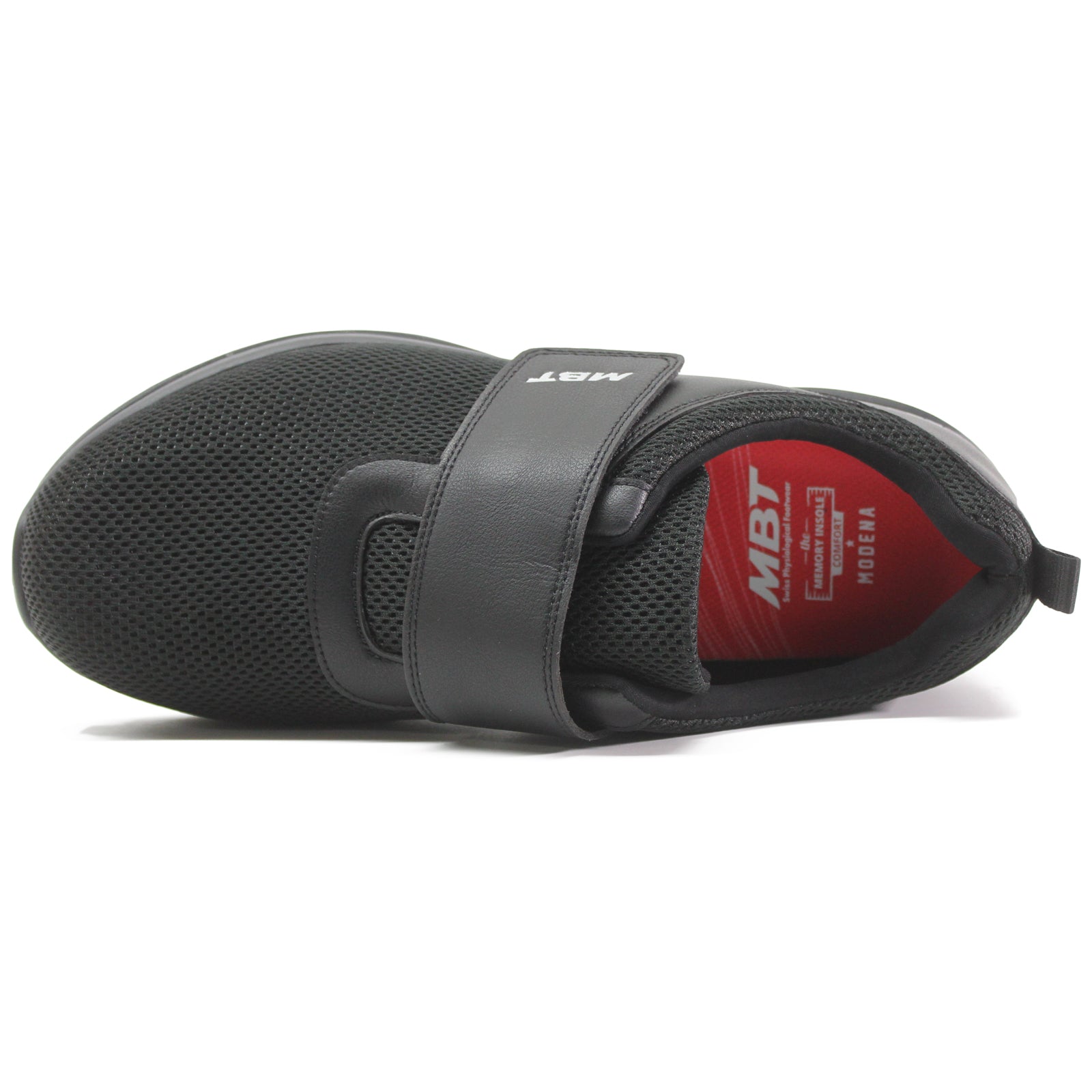MBT Modena De Acacia Textile Leather Mens Shoes#color_black