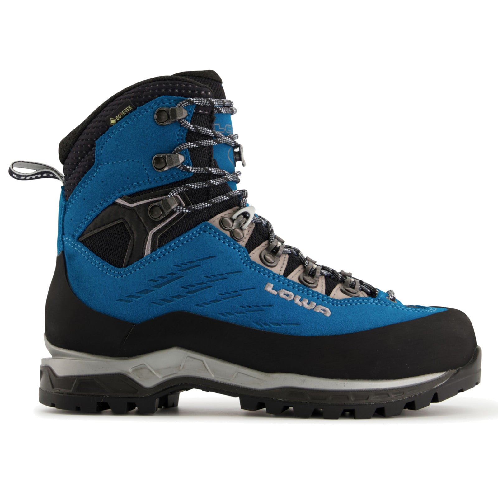 Lowa Cevedale II GTX Suede Textile Womens Boots#color_turquoise grey