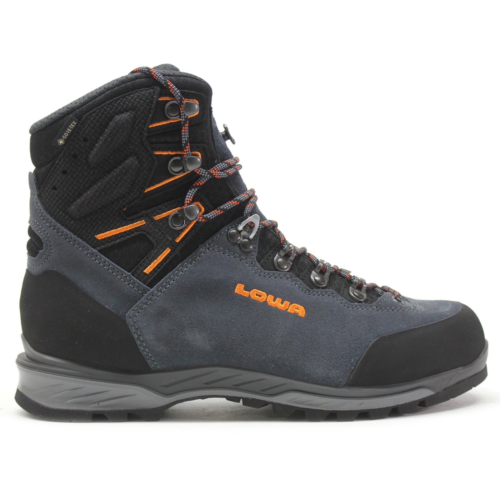 Lowa Ticam Evo GTX Suede Mens Boots#color_steel blue orange