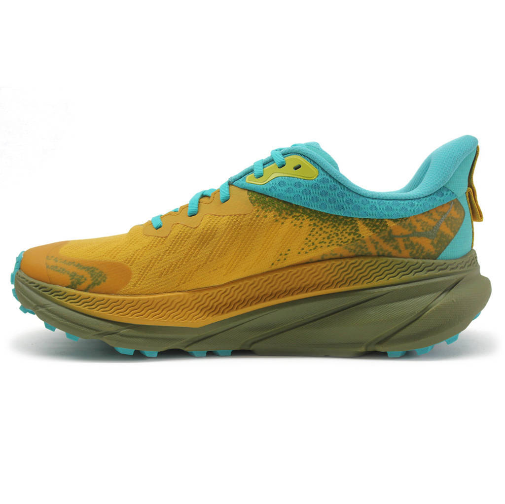 Hoka One One Challenger ATR 7 GTX Textile Synthetic Mens Sneakers#color_golden yellow avocado