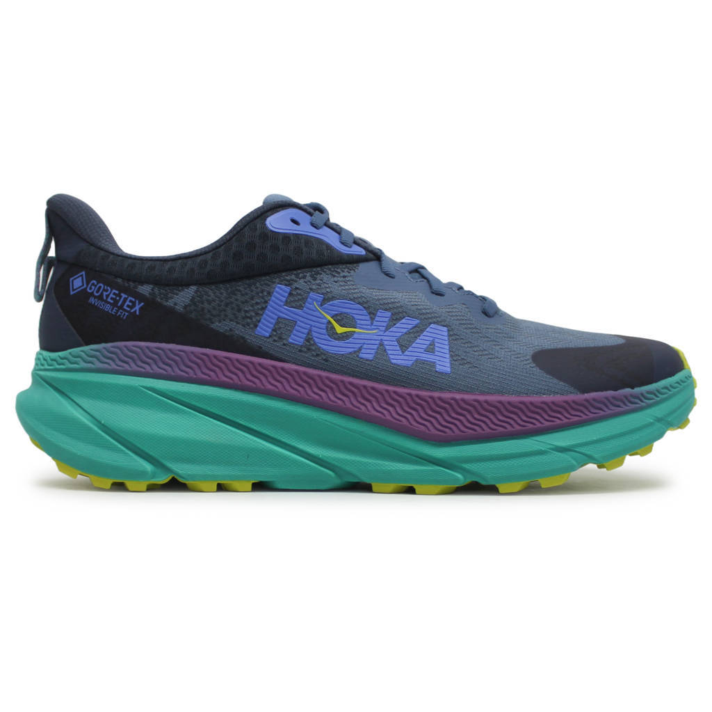 Hoka One One Challenger ATR 7 GTX Textile Synthetic Mens Sneakers#color_real teal tech green