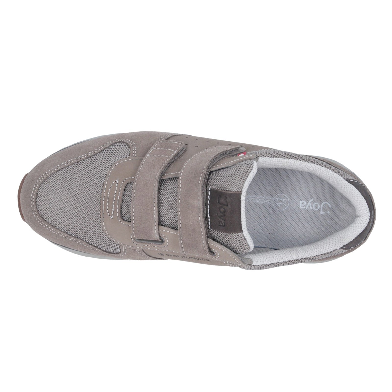Joya Dynamo Suede Leather Mens Trainers#color_beige