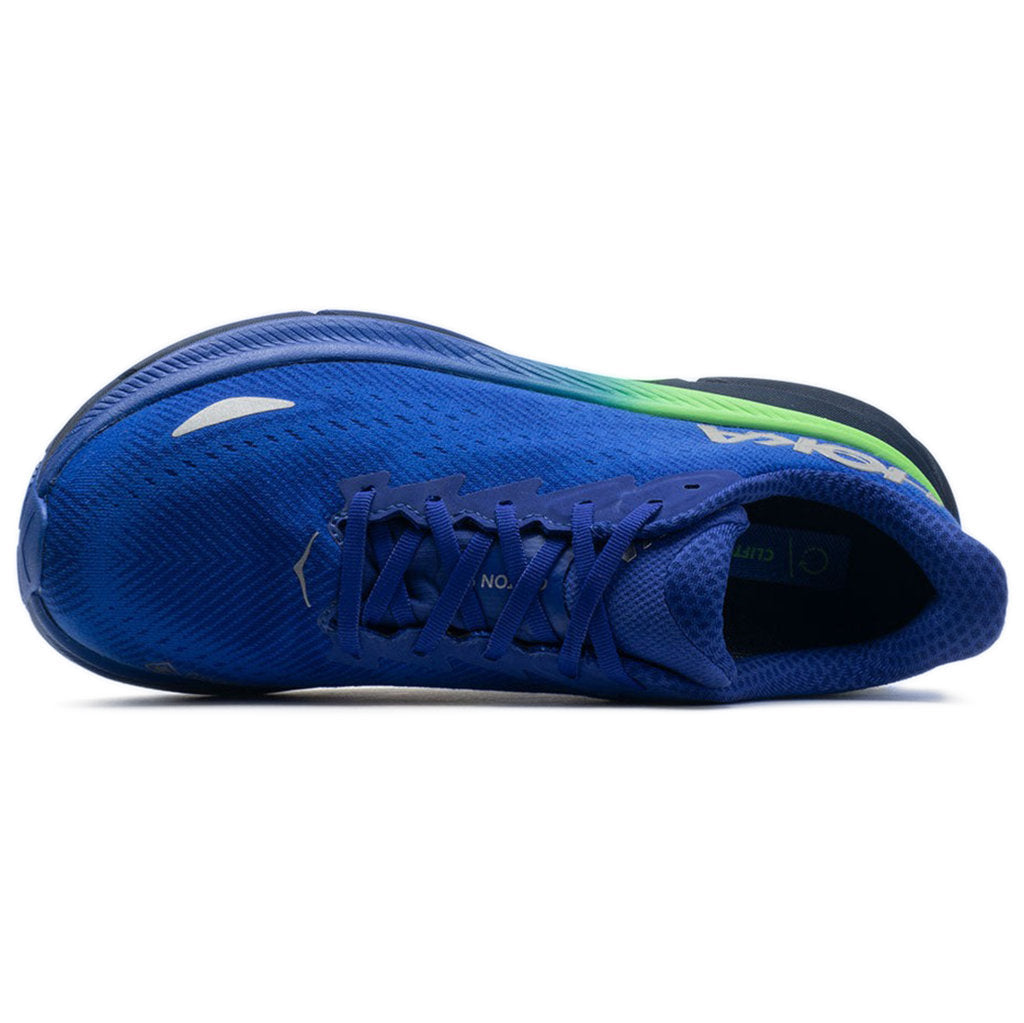 Hoka One One Clifton 9 GTX Textile Synthetic Mens Sneakers#color_dazzling blue evening sky