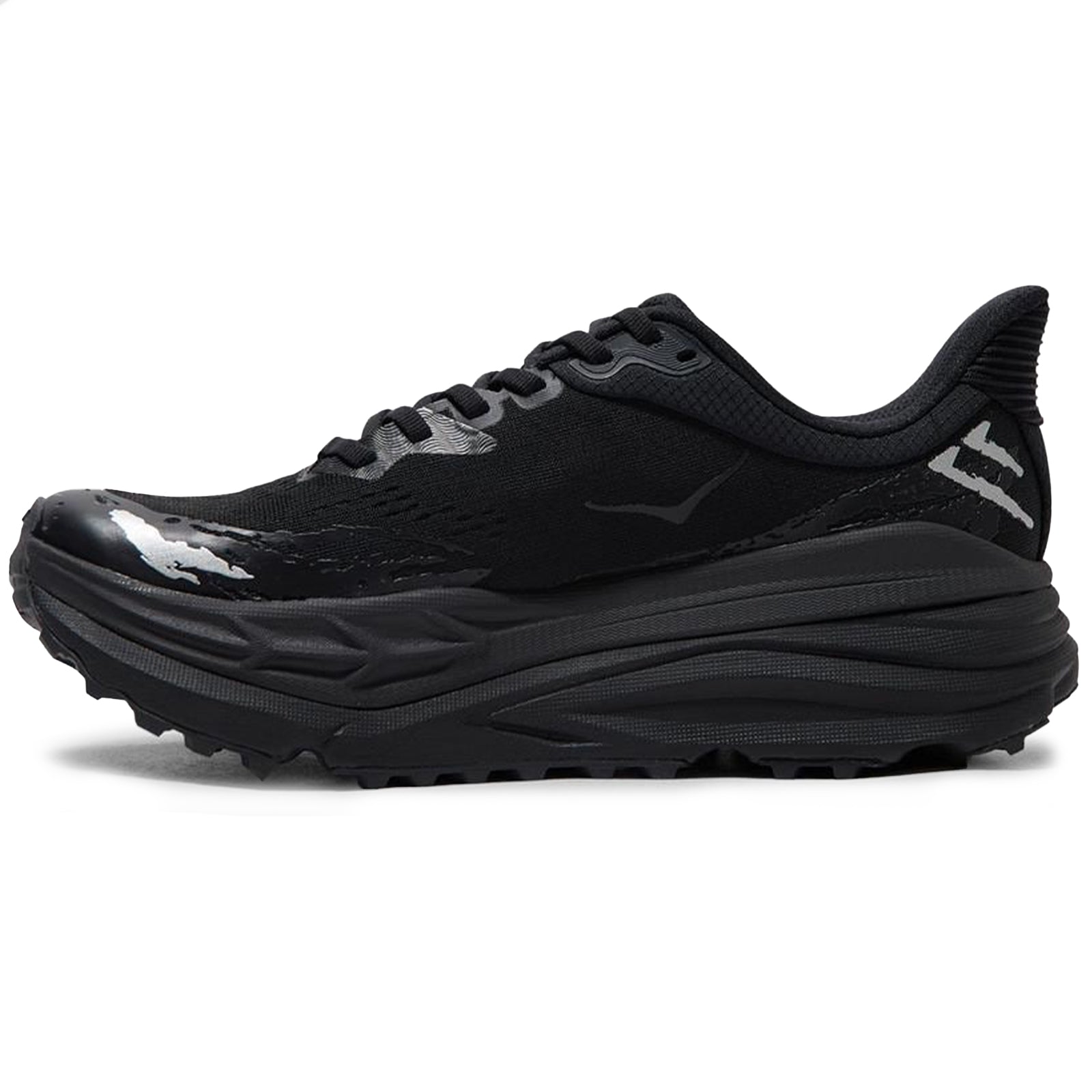 Hoka Stinson 7 Textile Synthetic Mens Trainers#color_black black