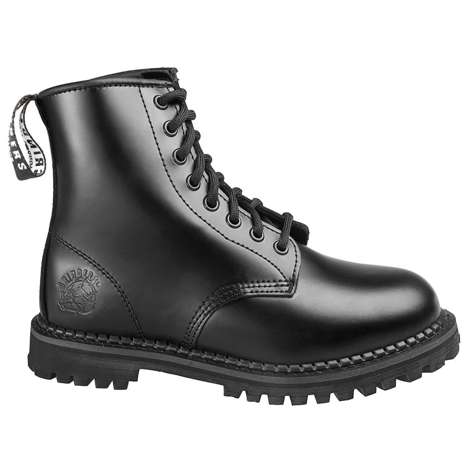  Grinders Cedric CS Leather Unisex Boots#color_black