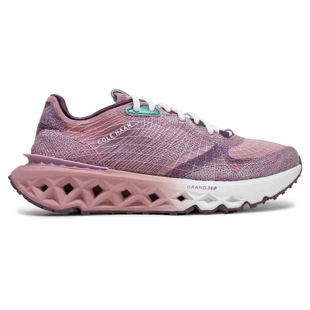 Cole Haan 5.Zerogrand Embrostitch Runner Textile Womens Sneakers#color_carinaria black plum optic white