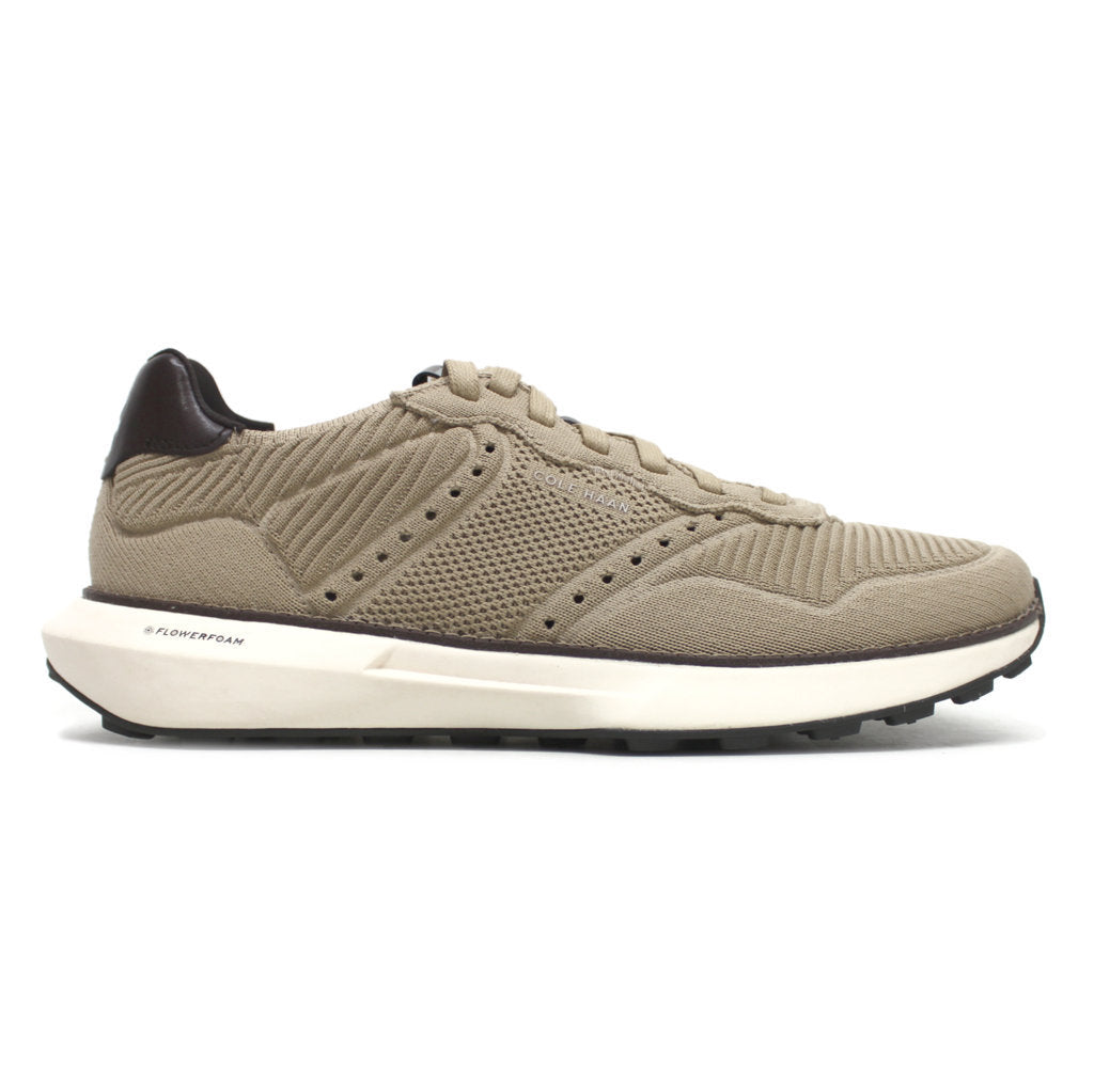 Cole Haan Grandpro Ashland Stitchlite Textile Mens Sneakers#color_sesame dark chocolate ivory