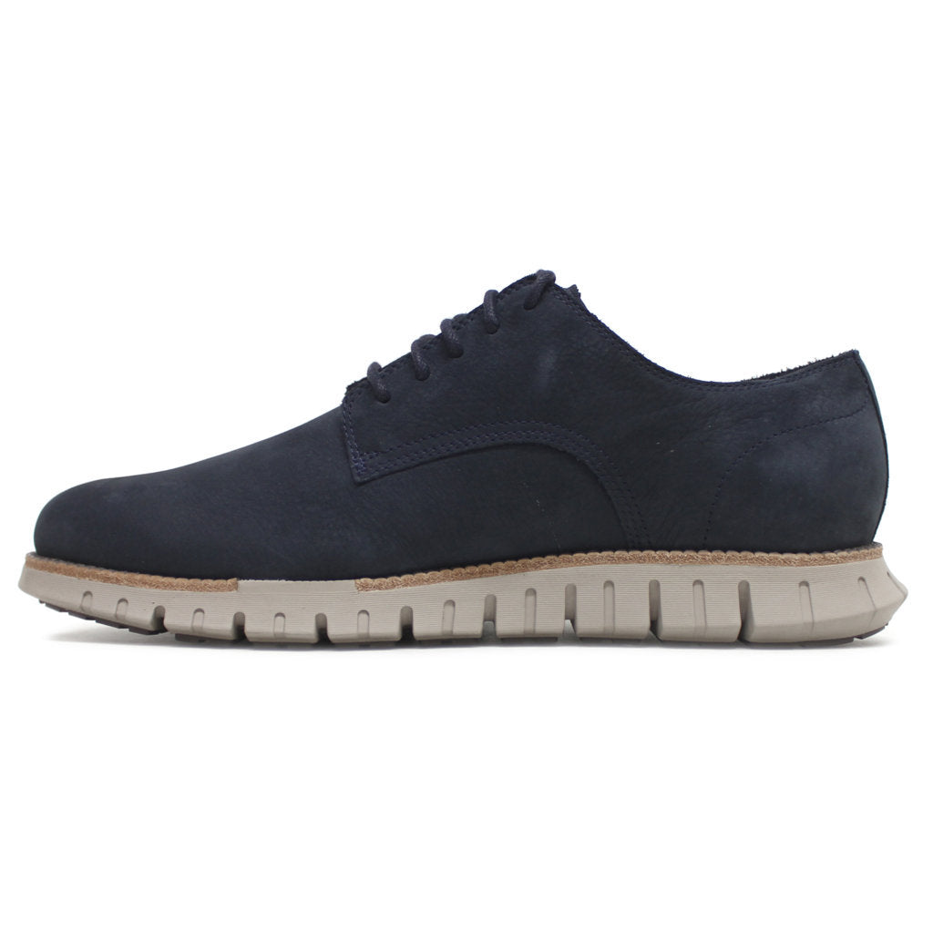 Zerogrand Remastered Plain Toe Nubuck Men s Derby Shoes Navy Blazer Paloma UK 7 US 8 Men EU 41 Medium