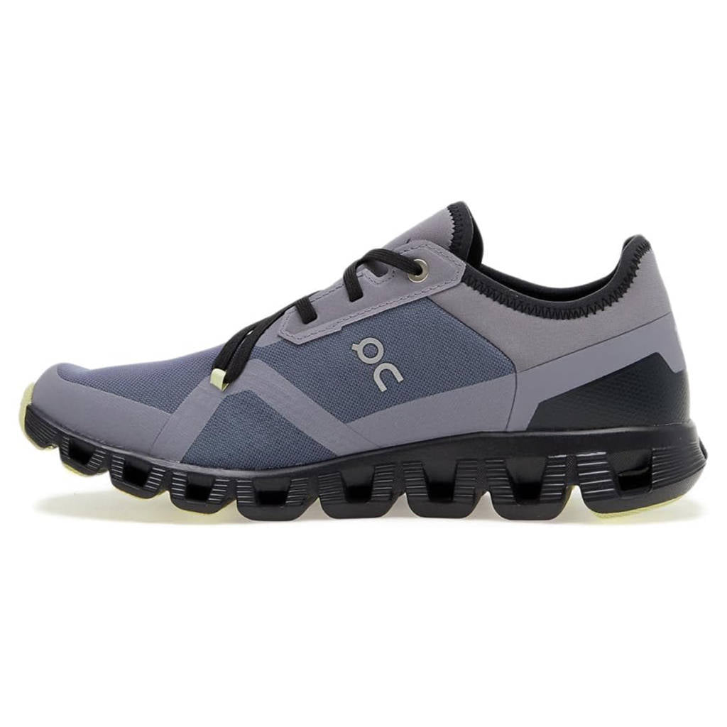 On Cloud X 3 AD Textile Synthetic Women's Running Shoes#color_fossil hay