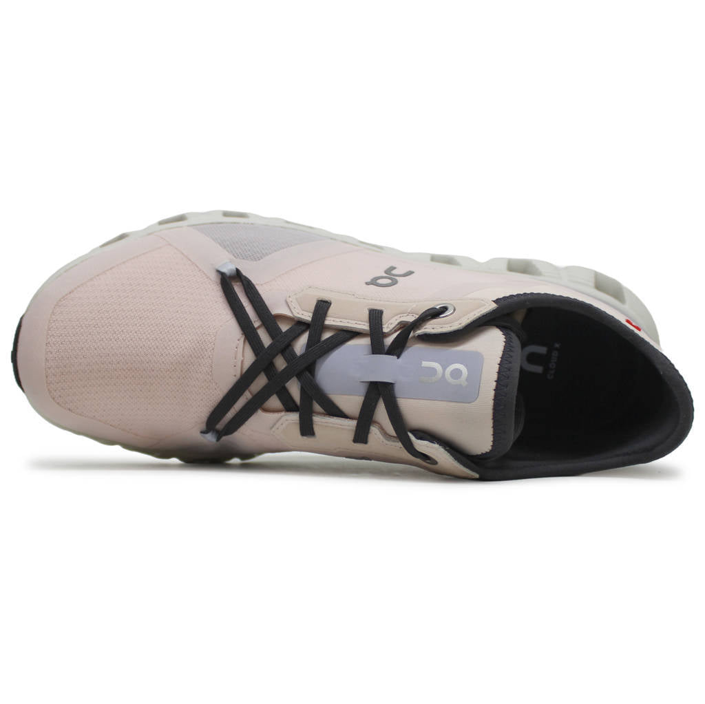 On Cloud X 3 AD Textile Synthetic Women's Running Shoes#color_shell heather