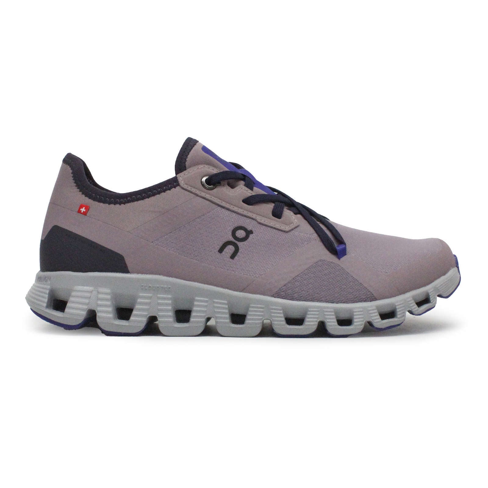 On Cloud X 3 AD Textile Synthetic Women's Running Shoes#color_heron glacier