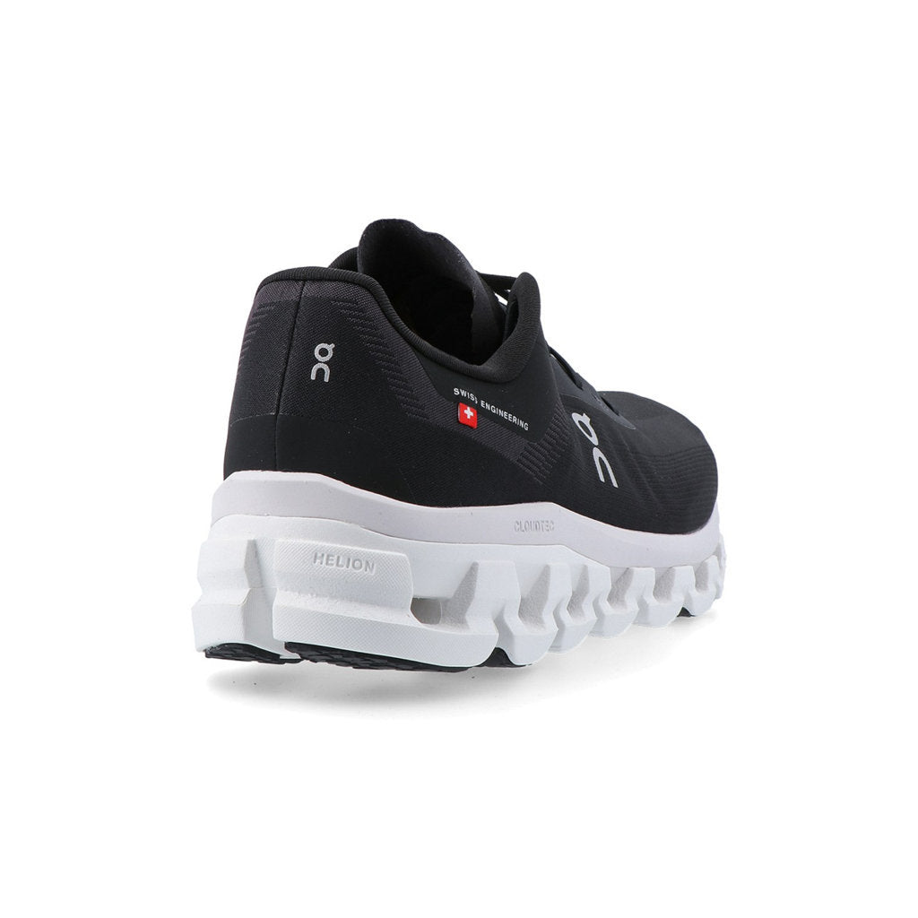 On Cloudflow 4 Textile Synthetic Mens Sneakers#color_black white