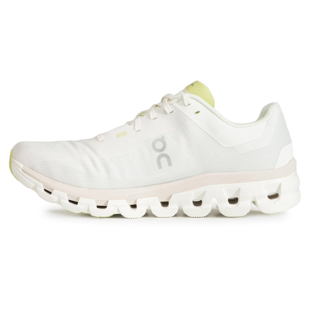 On Cloudflow 4 Textile Synthetic Mens Sneakers#color_white sand