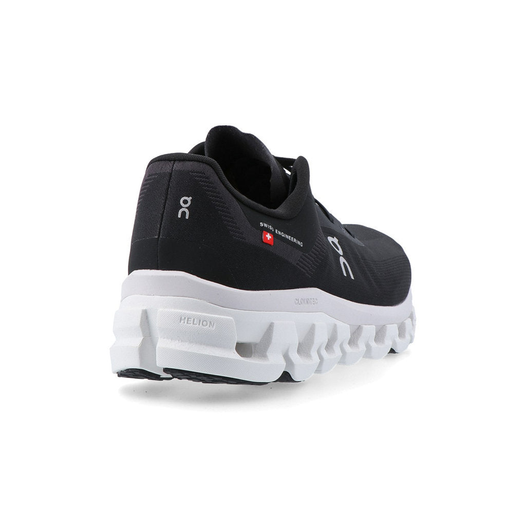 On Cloudflow 4 Textile Synthetic Womens Sneakers#color_black white