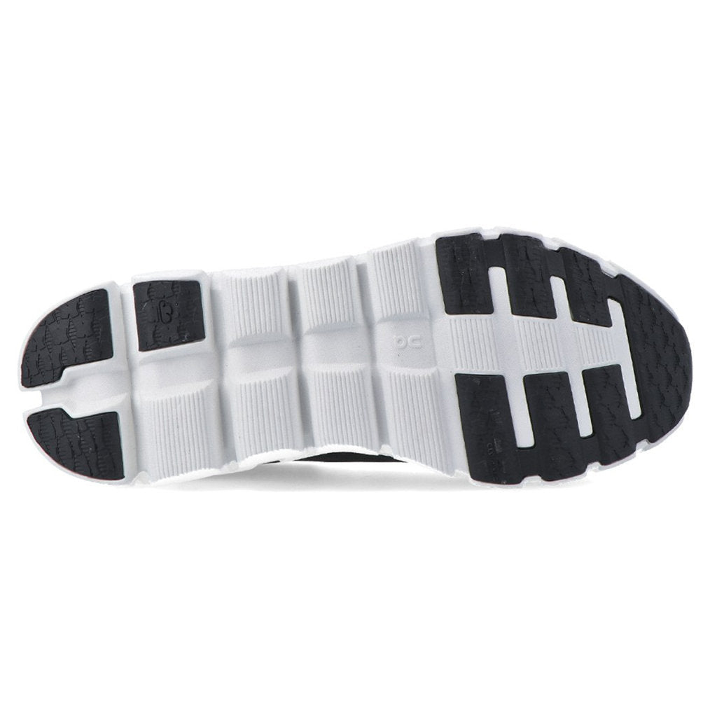 On Cloudflow 4 Textile Synthetic Women's Running Shoes#color_black white