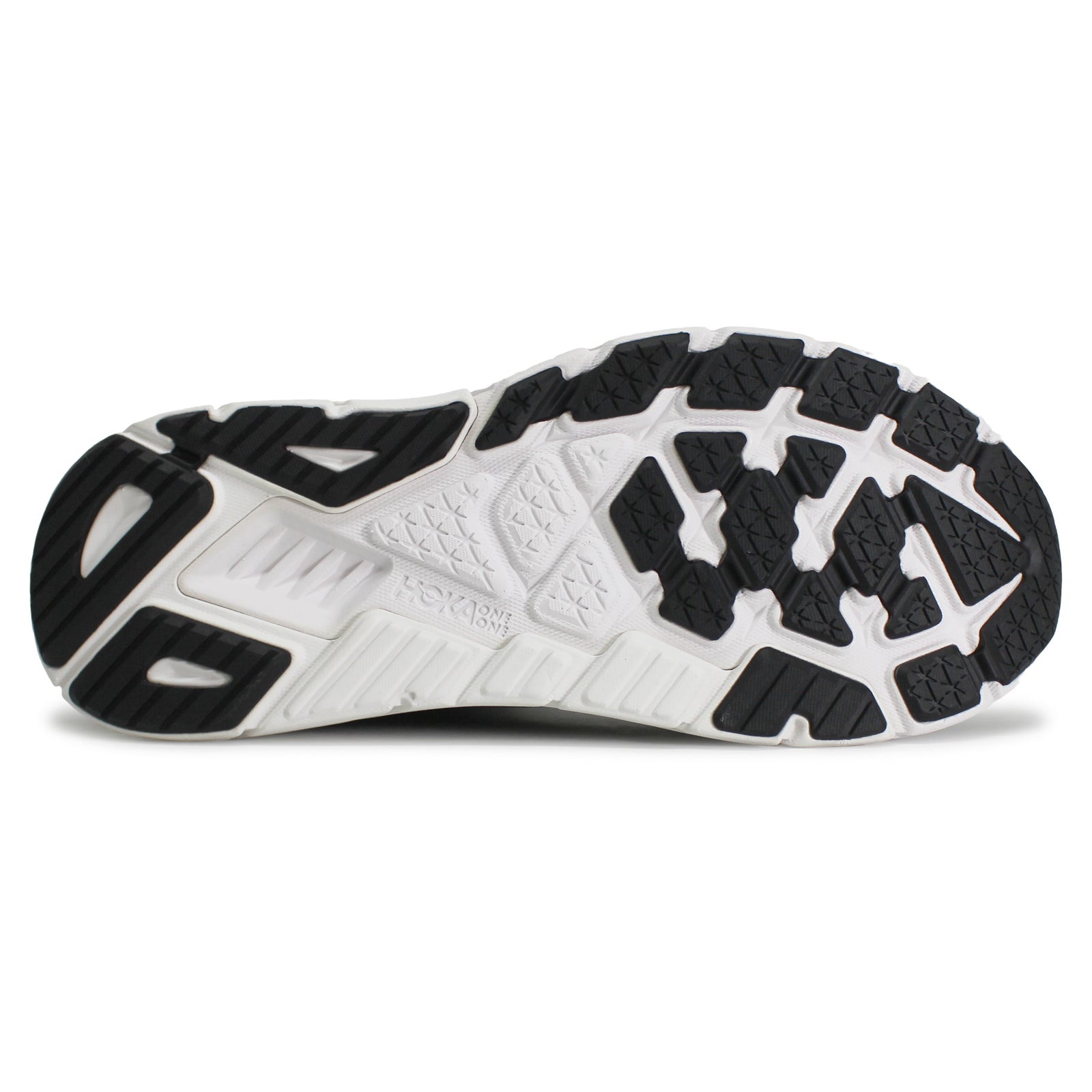 Hoka Arahi 7 1147850-BWHT Textile Mens Trainers - Black White - 9.5#color_black white