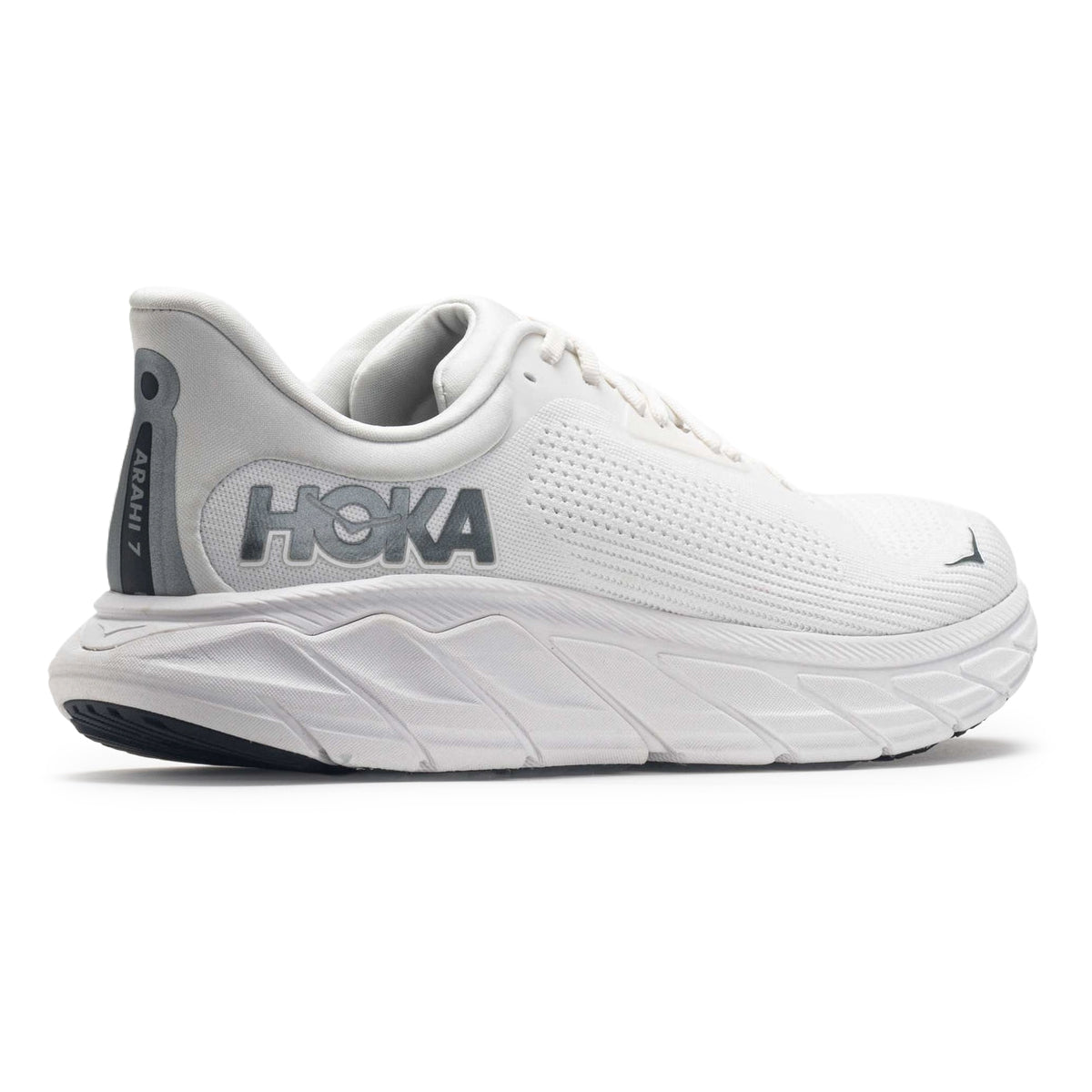 Hoka Arahi 7 Textile Mens Trainers#color_blanc de blanc steel wool
