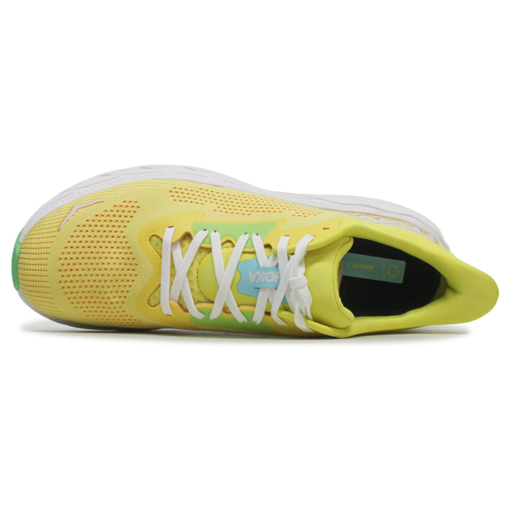 Hoka Arahi 7 Textile Men's Running Shoes#color_lemonade solar flare